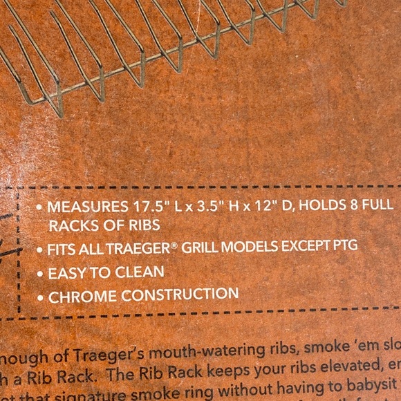 Premium Rib Rack - Black - Picture 2 of 2